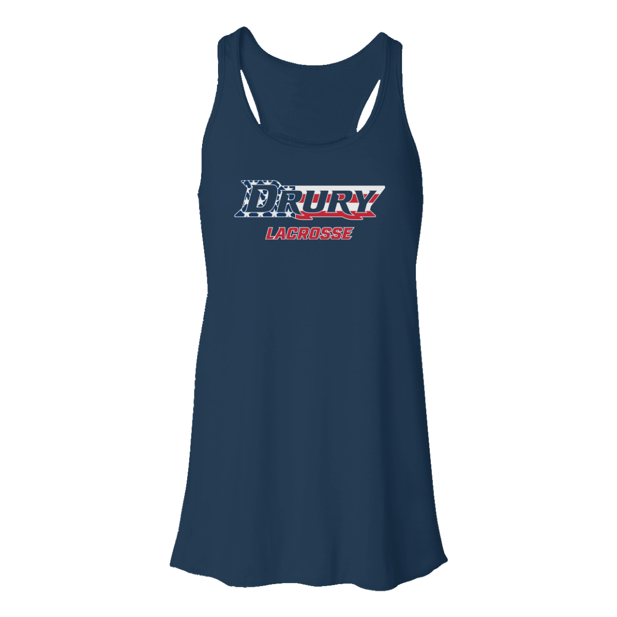 Women's Drury Lacrosse Flowy Racerback Tank