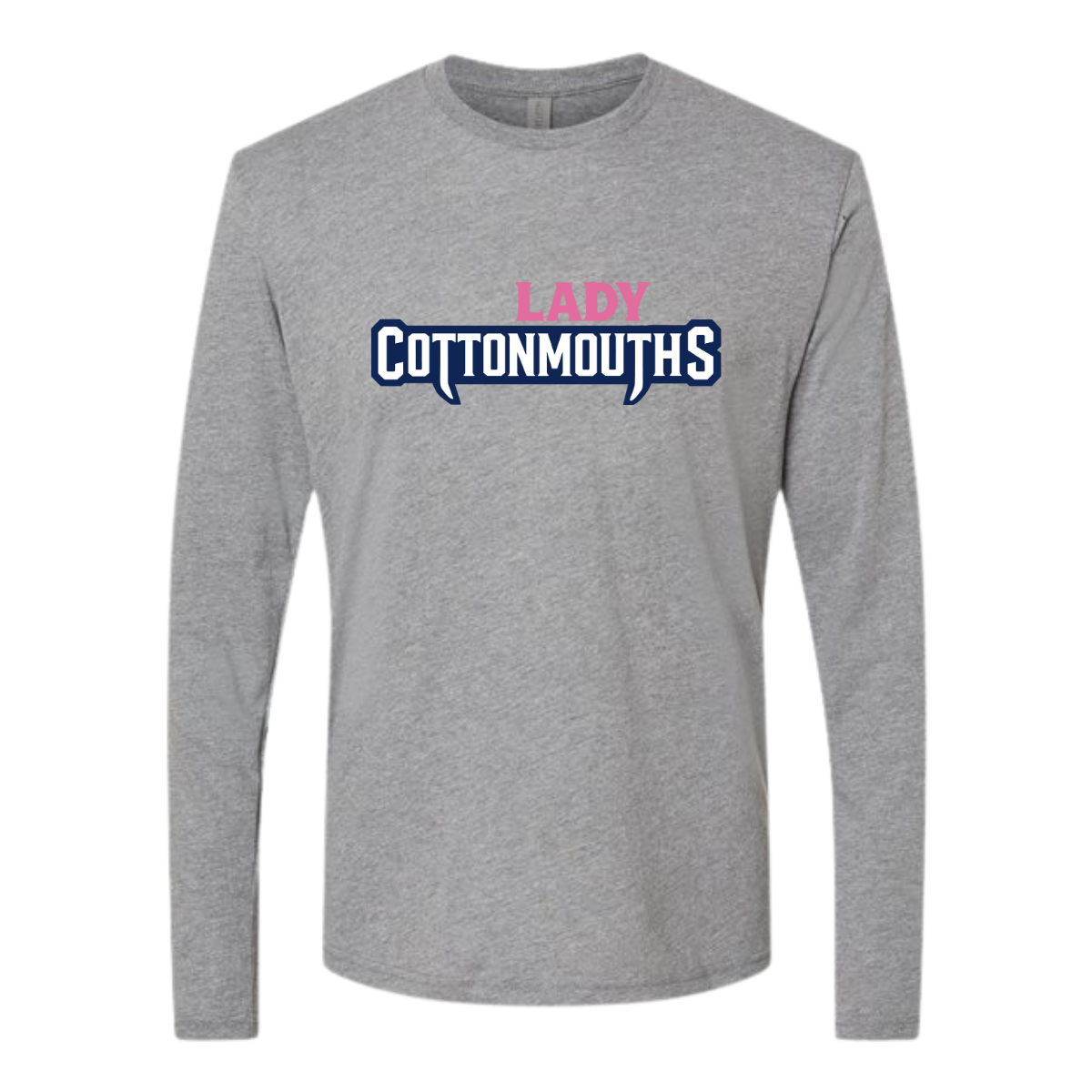 Adult Lady Cottonmouths 12U Next Level Triblend Long Sleeve