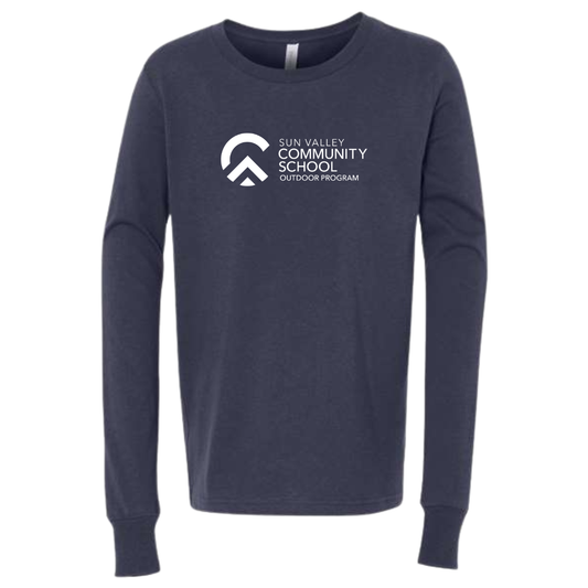 Youth Sun Valley Community School Bella+Canvas Long Sleeve T-Shirt