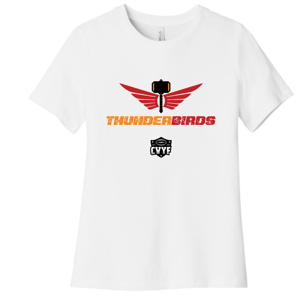 Women’s Thunderbirds Bella + Canvas Relaxed Jersey T-Shirt