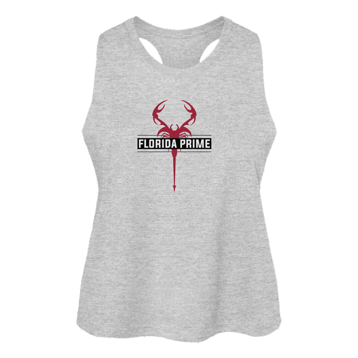 Women's Florida Prime Lacrosse Bella + Canvas Racerback Crop Tank