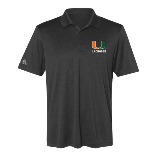 Adult Miami Lacrosse Adidas Performance Polo