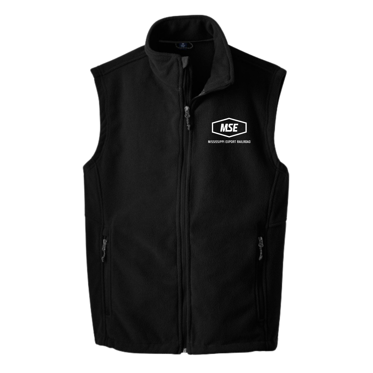 Adult Mississippi Export Railroad Port Authority Fleece Vest