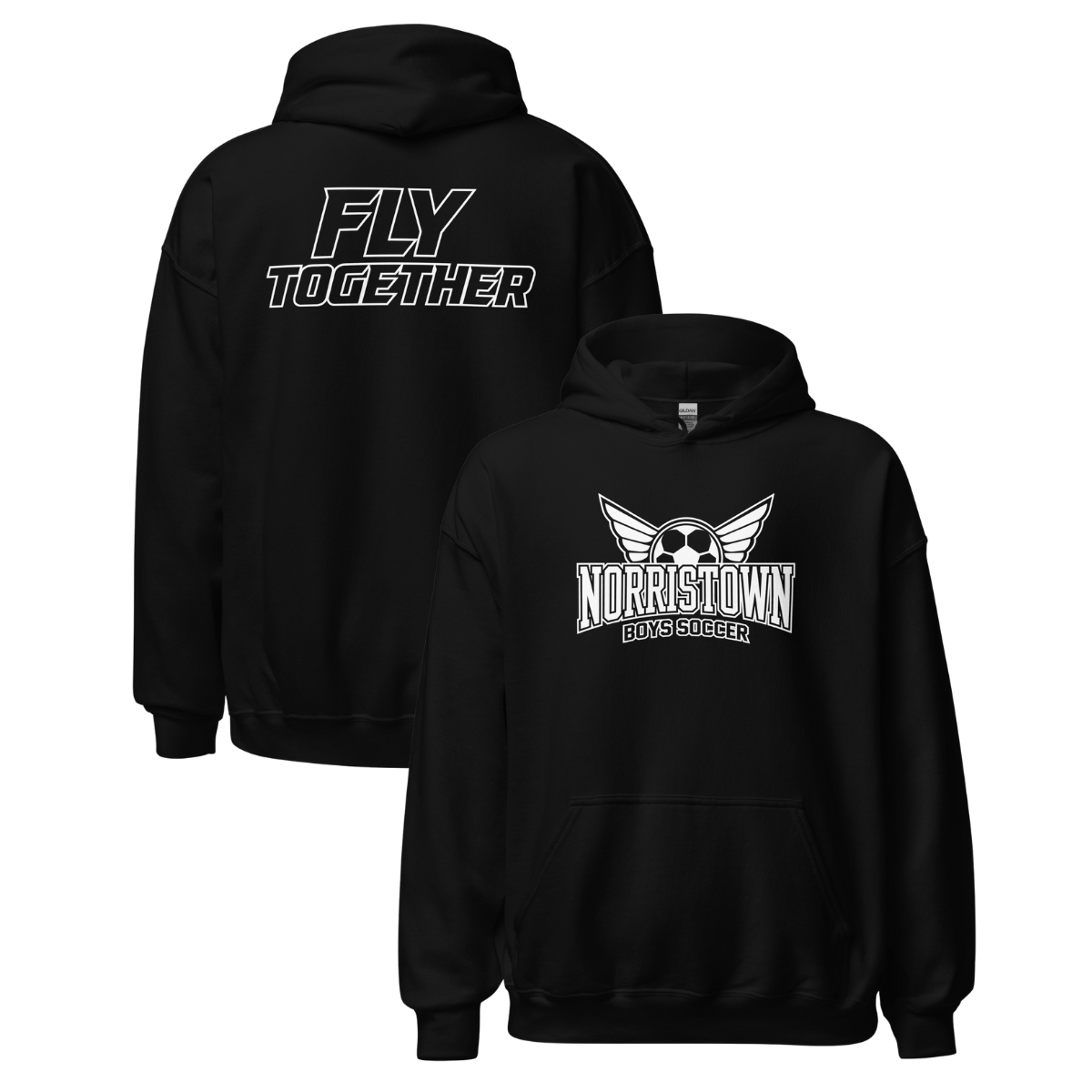Adult Norristown Soccer Gildan Heavy Blend Hoodie