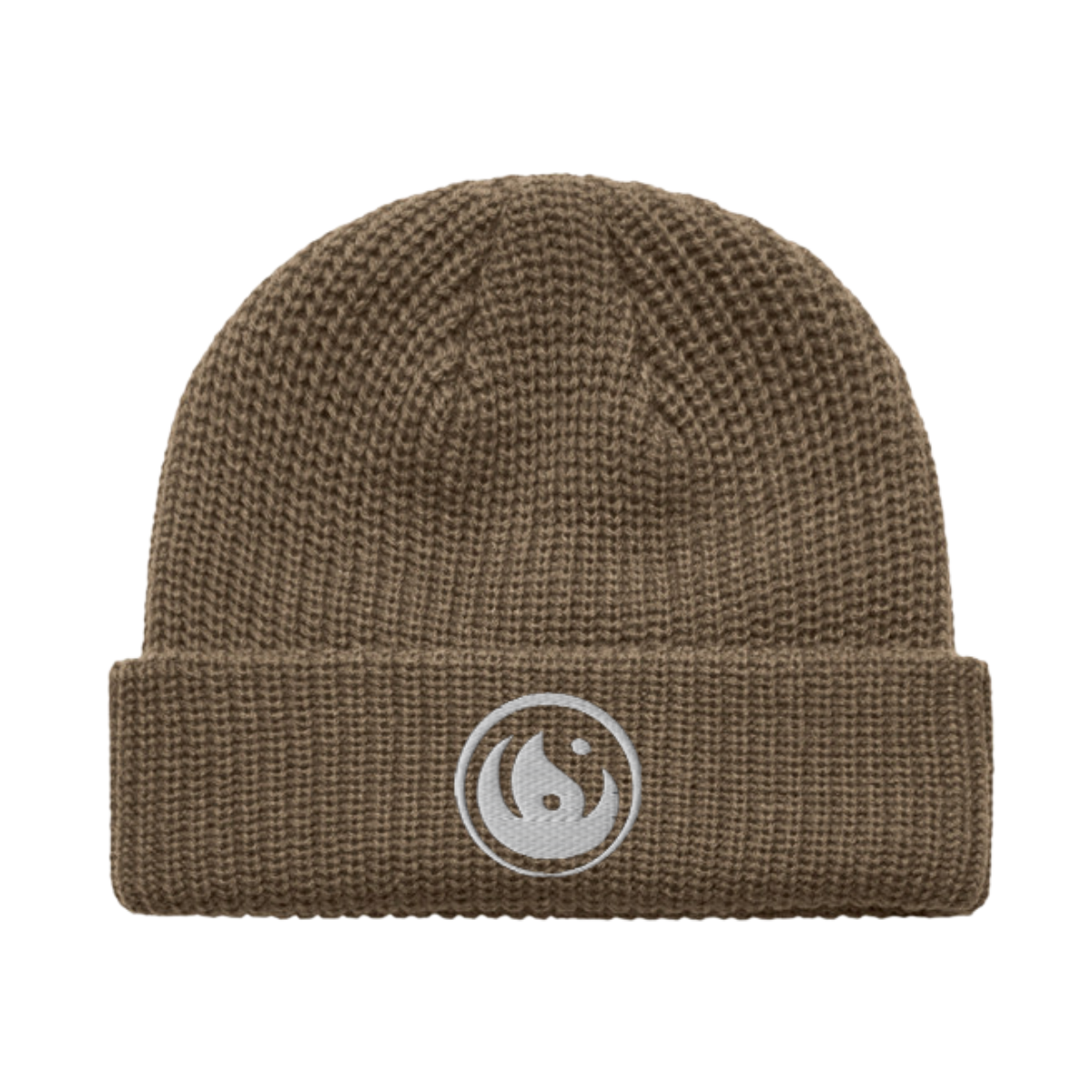 Fisherman Beanie - White Logo