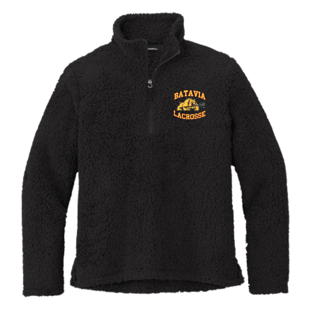 Adult Batavia Lacrosse Port Authority Sherpa 1/4 Zip Fleece