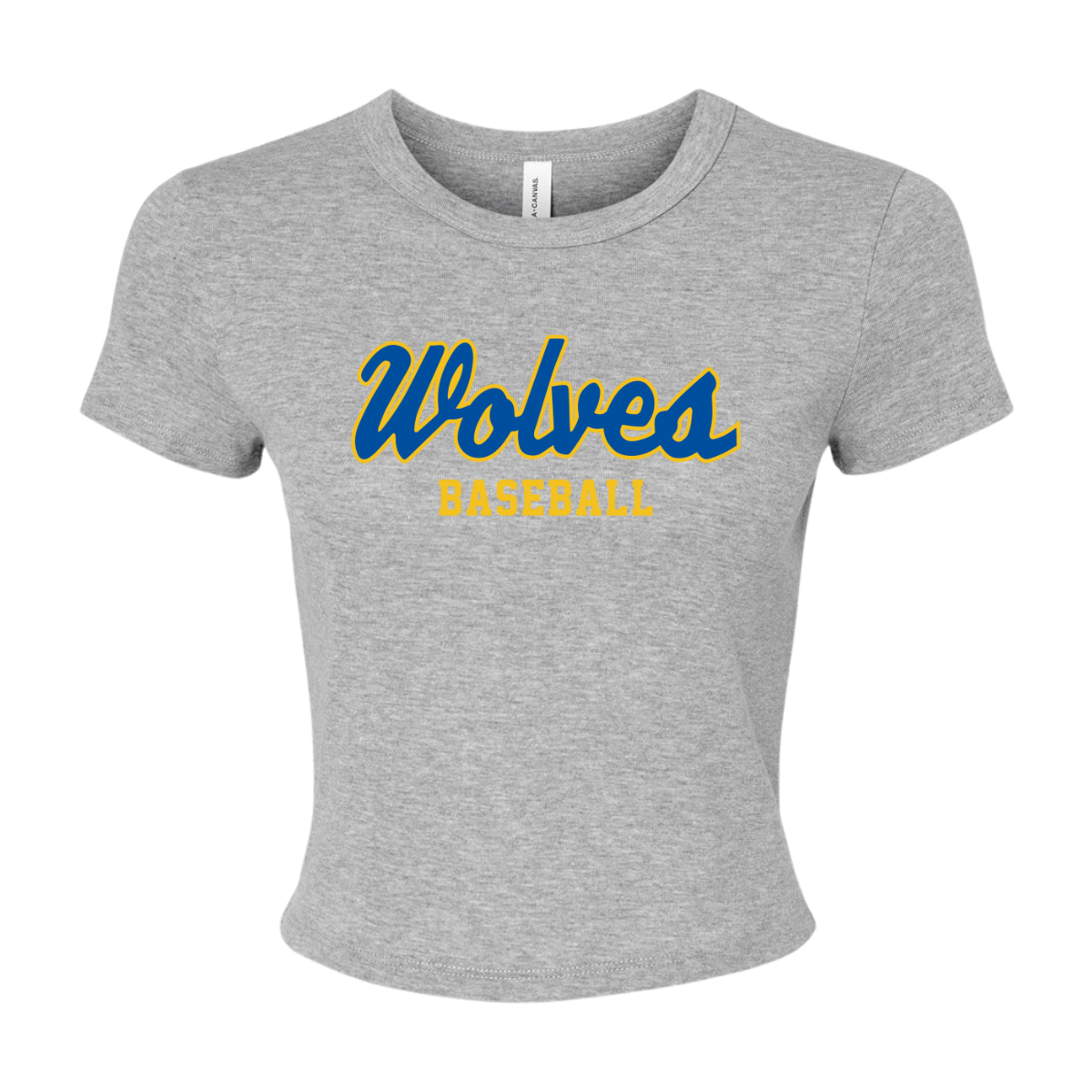 Women's St. Paul's Baseball Bella + Canvas Micro Rib Baby Tee