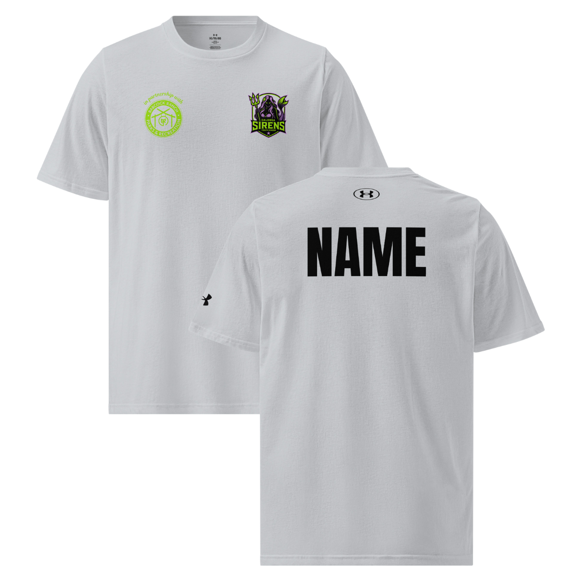 Personalizable - Adult Caloosa Sirens Under Armour Athletic T-Shirt