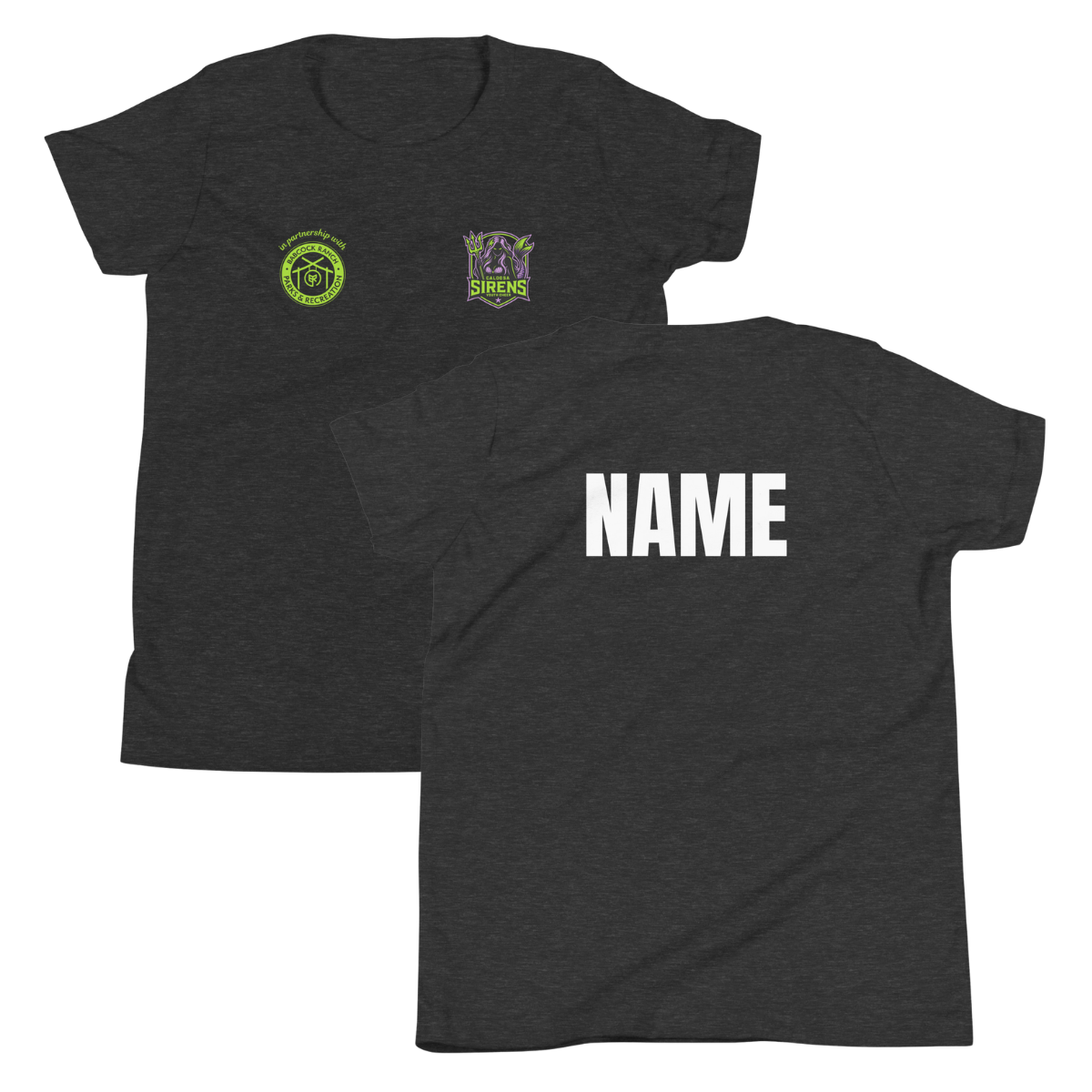 Personalizable - Youth Caloosa Sirens Bella + Canvas T-shirt