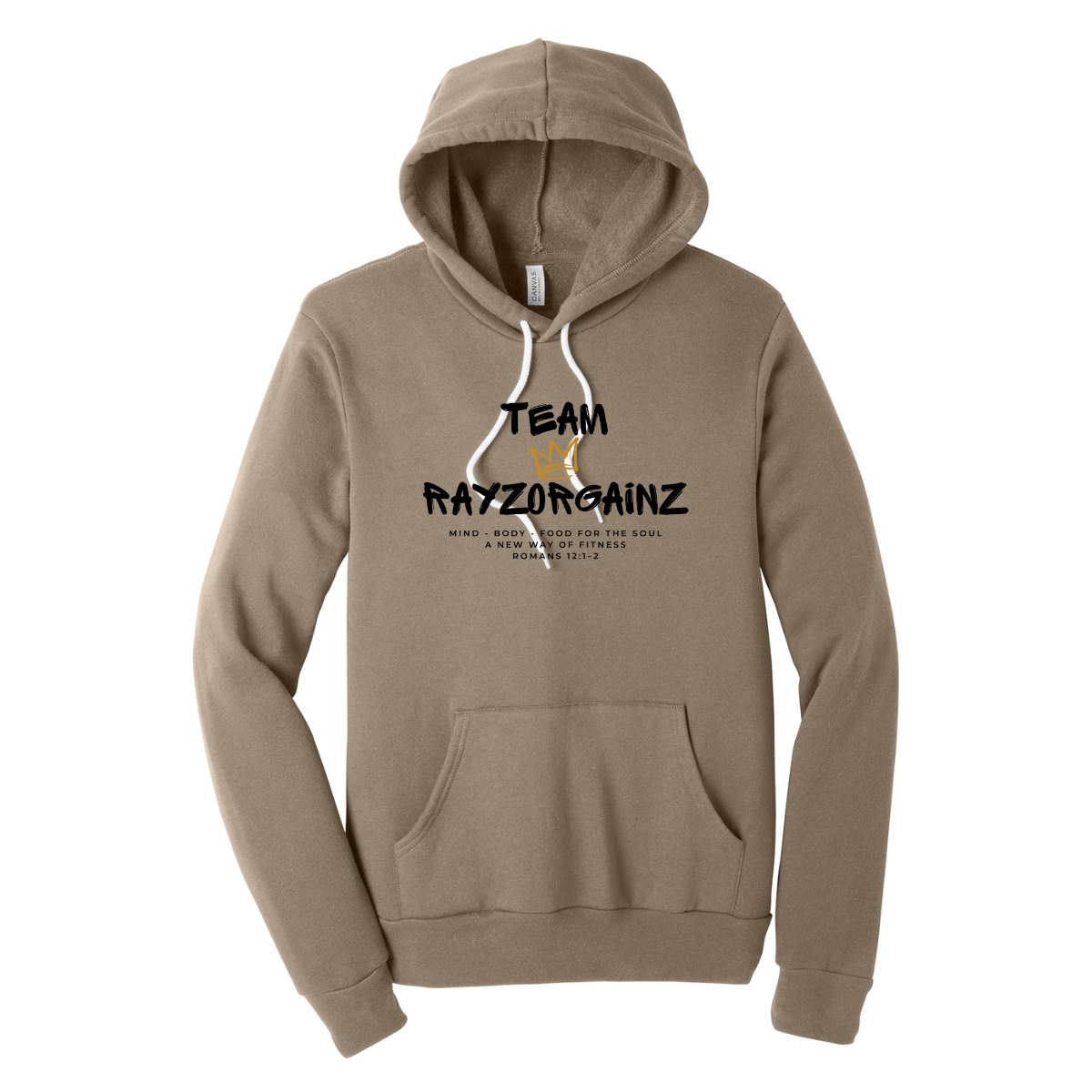 Adult Team Rayzorgainz Bella + Canvas Sponge Fleece Hoodie
