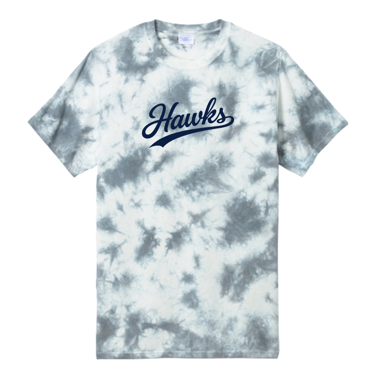 Adult Hopewell Hawks  Port & Company Crystal Tie-Dye T-Shirt