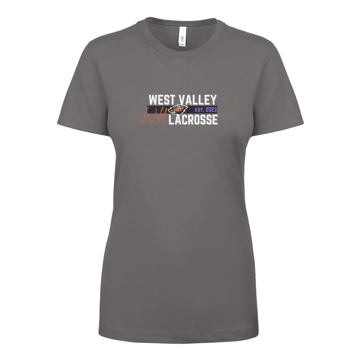 Women's WVW Lacrosse Next Level Ideal Crew T-Shirt