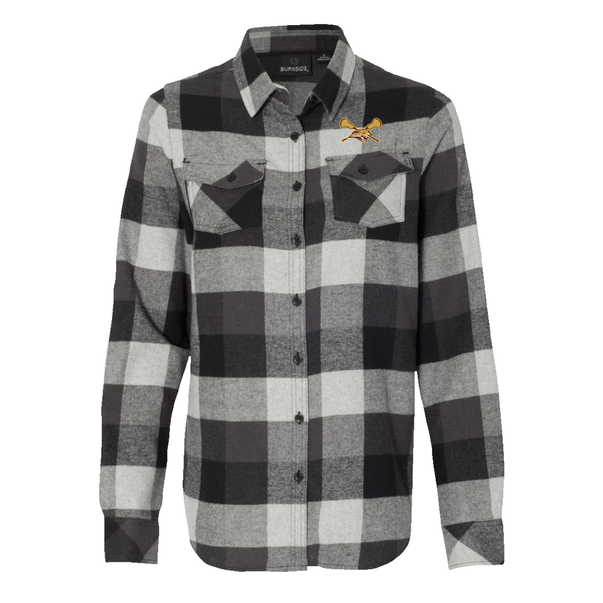 Women's Cooper High School Lacrosse Burnside Flannel Shirt