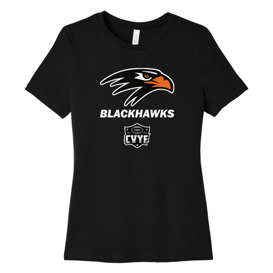 Women's Blackhawks Bella + Canvas Relaxed Jersey T-Shirt