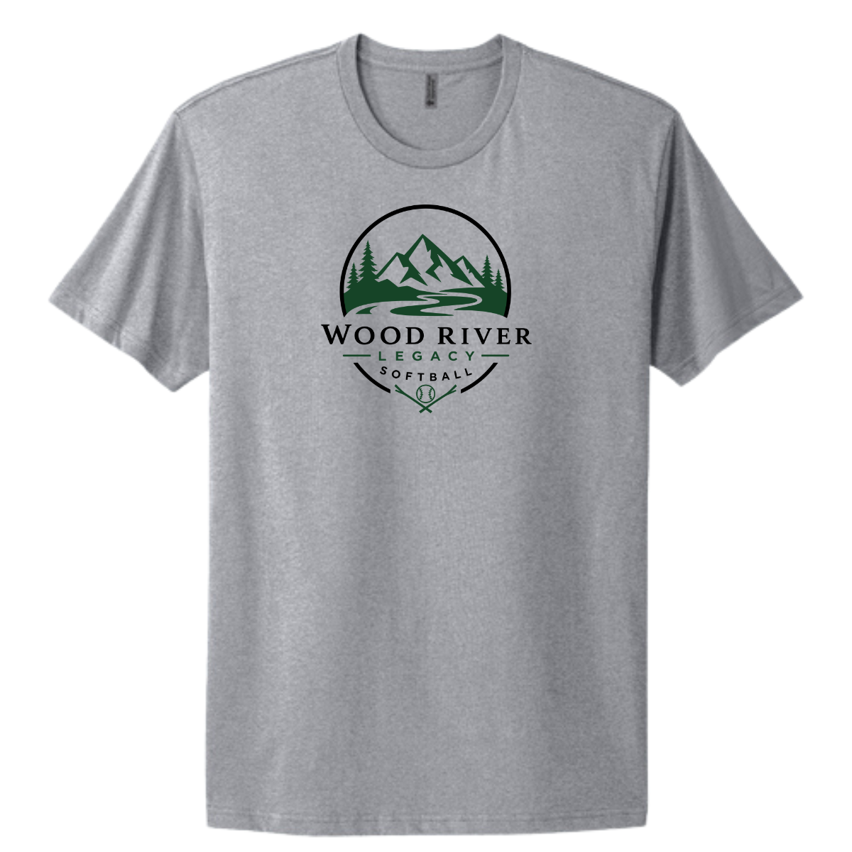 Adult Wood River Legacy Softball Next Level Cotton T-Shirt