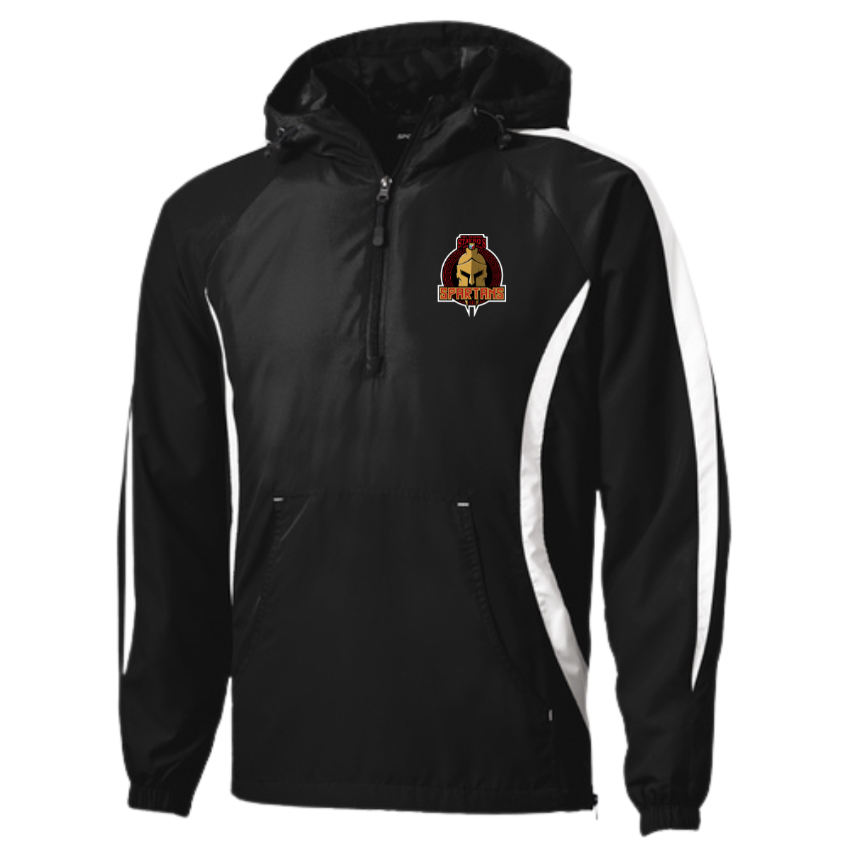 Adult Spartans Sport-Tek Colorblock Raglan Anorak