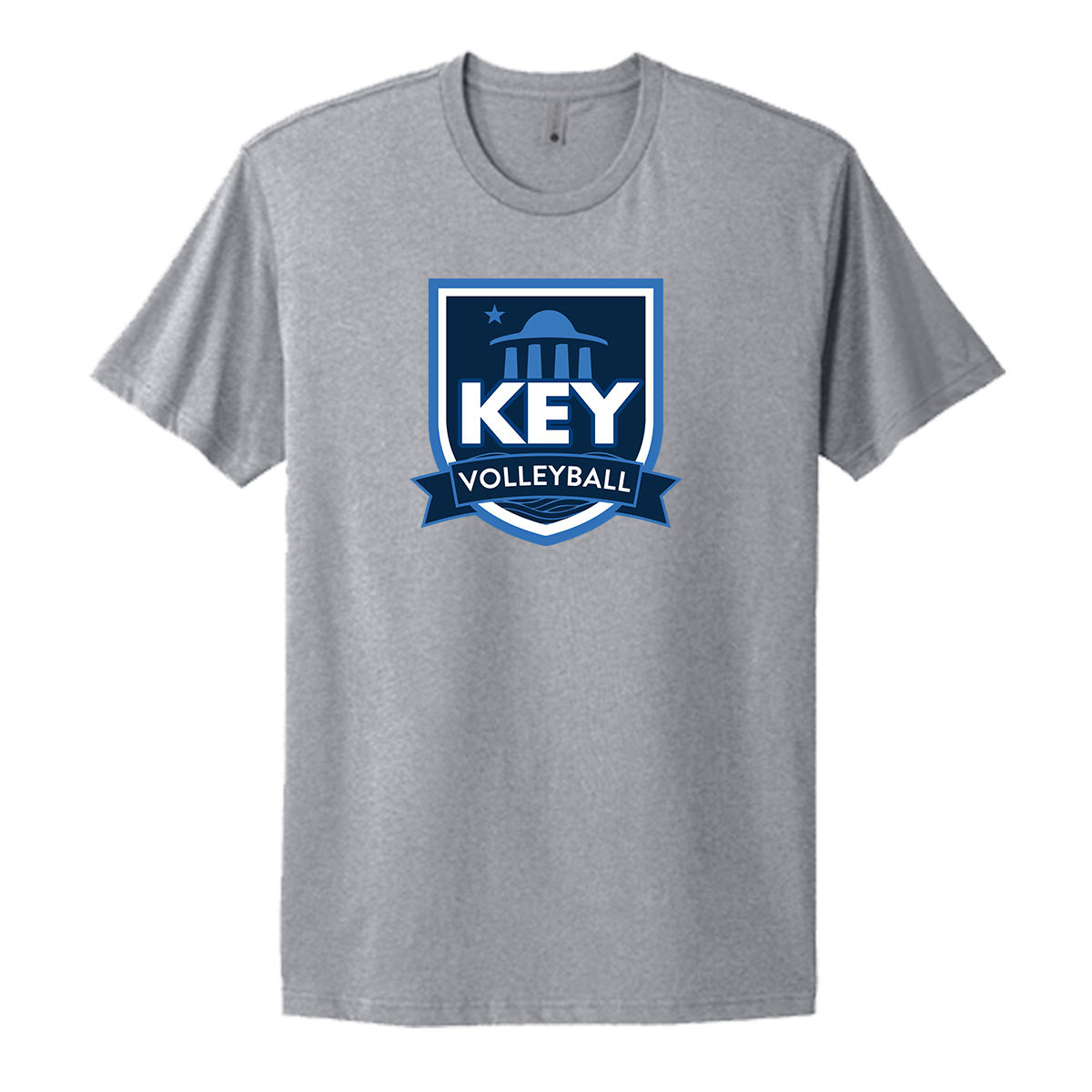 Adult Key Volleyball Next Level Cotton T-Shirt