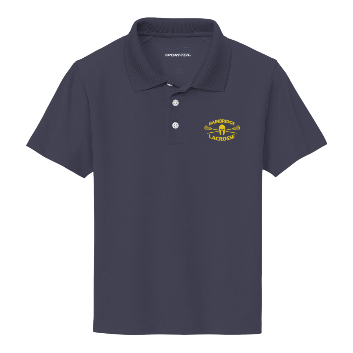 Youth Bainbridge Lacrosse Sport-Tek UV Micropique Polo