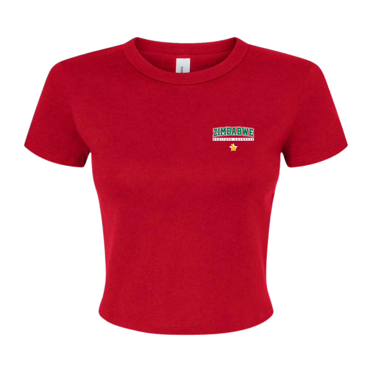 Women's Zimbabwe Lacrosse Bella + Canvas Micro Rib Baby Tee