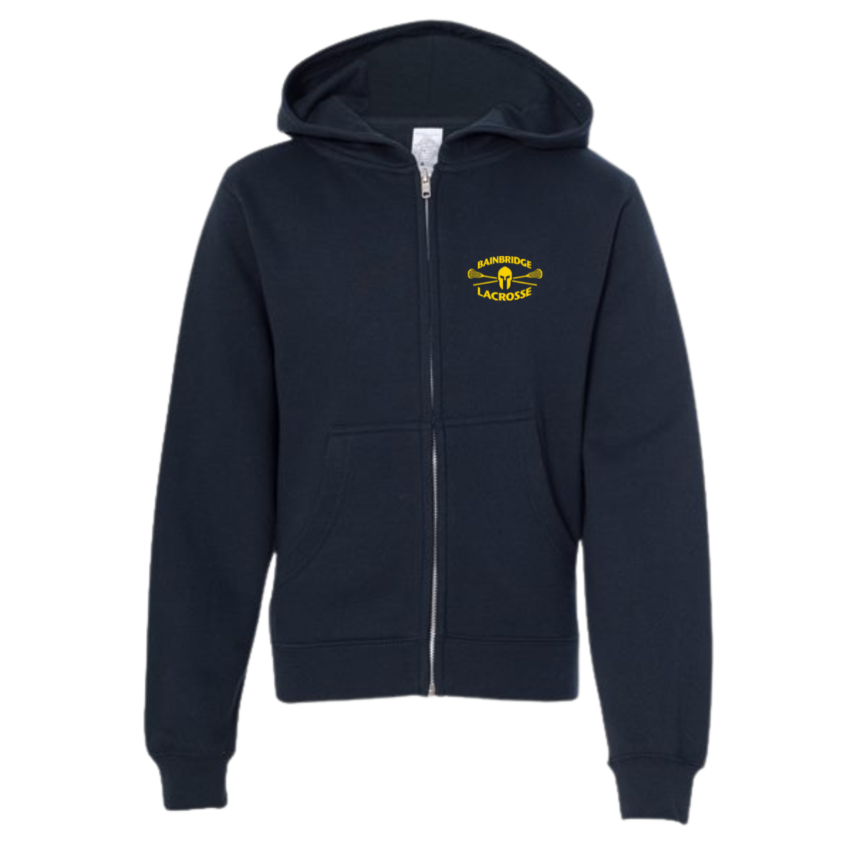 Youth Bainbridge Boys Lacrosse ITC Midweight Full-Zip Hoodie