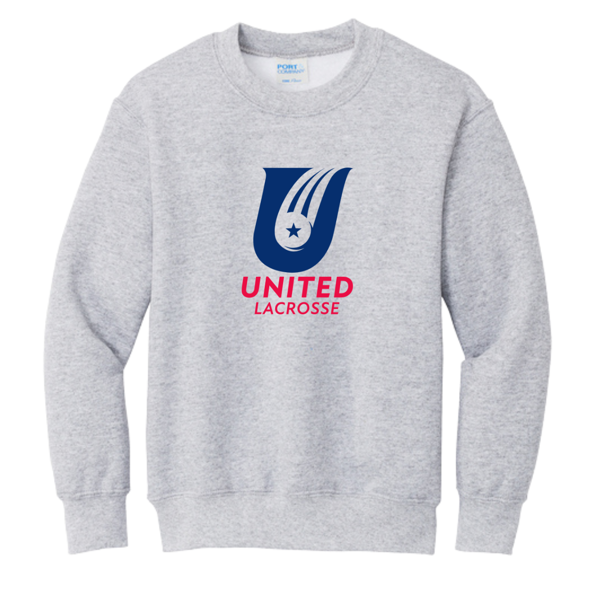 Youth United Lacrosse Port & Company Crewneck Sweatshirt