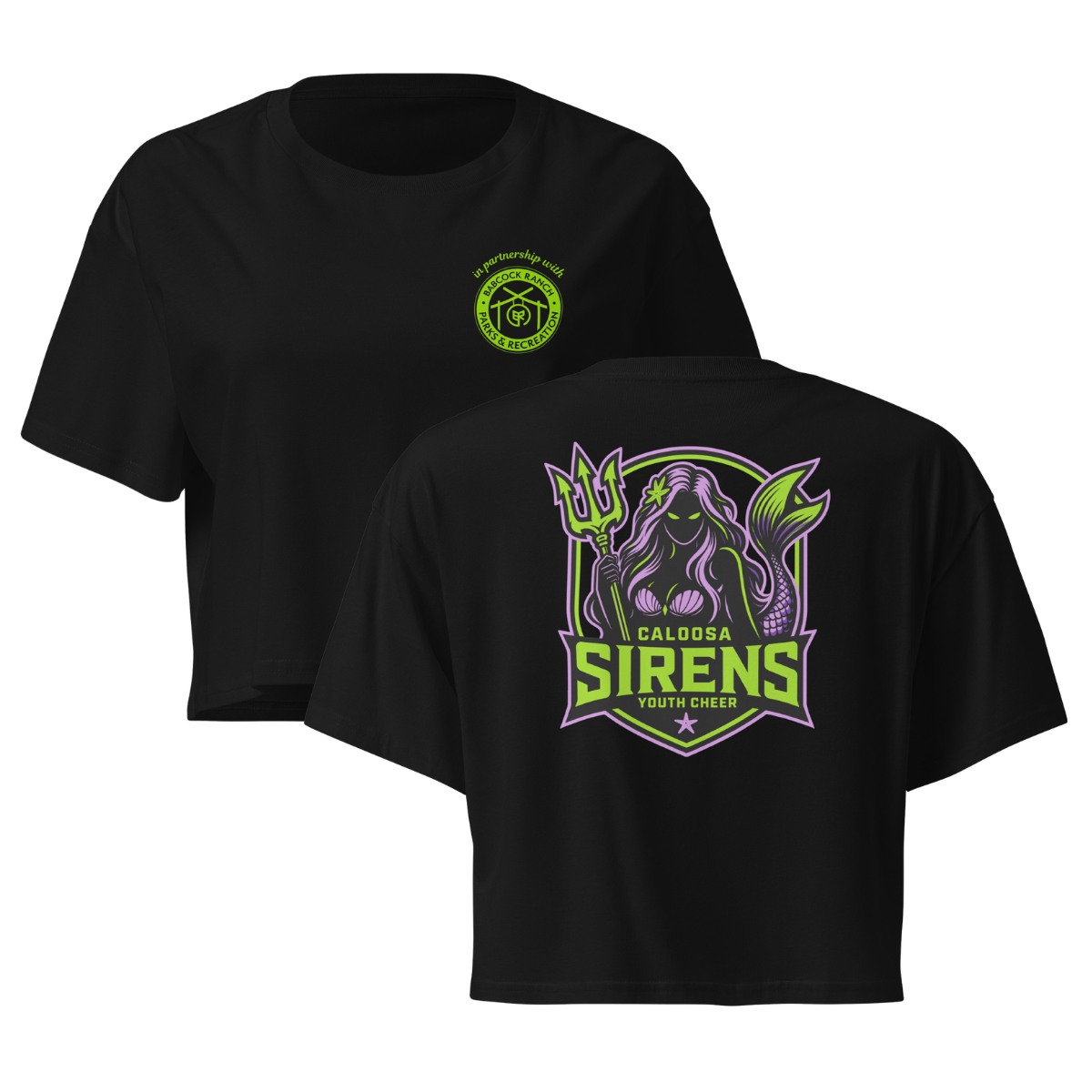 Women's Caloosa Sirens AS Colour Crop Top