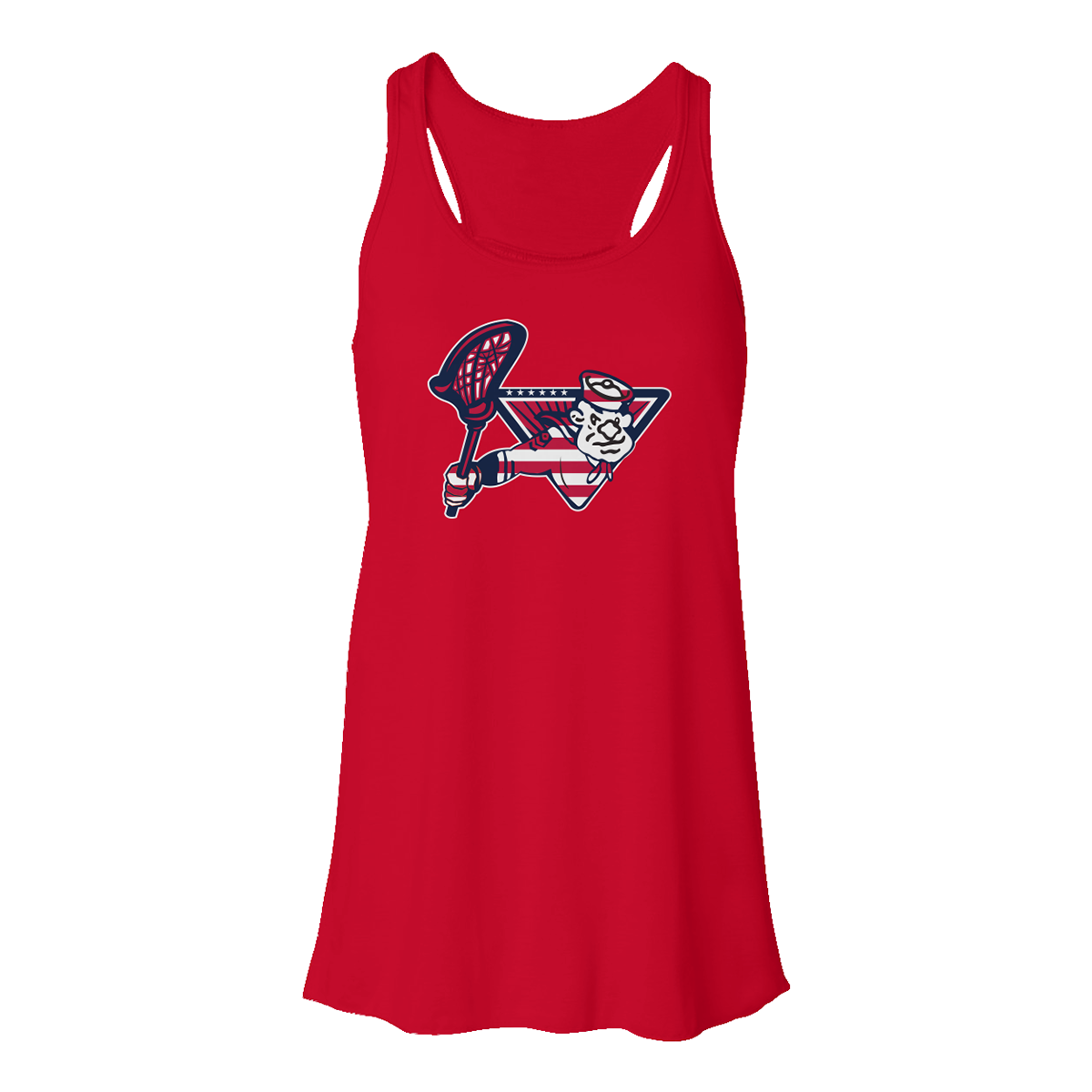 Women's Sailors Lax Flowy Racerback Tank