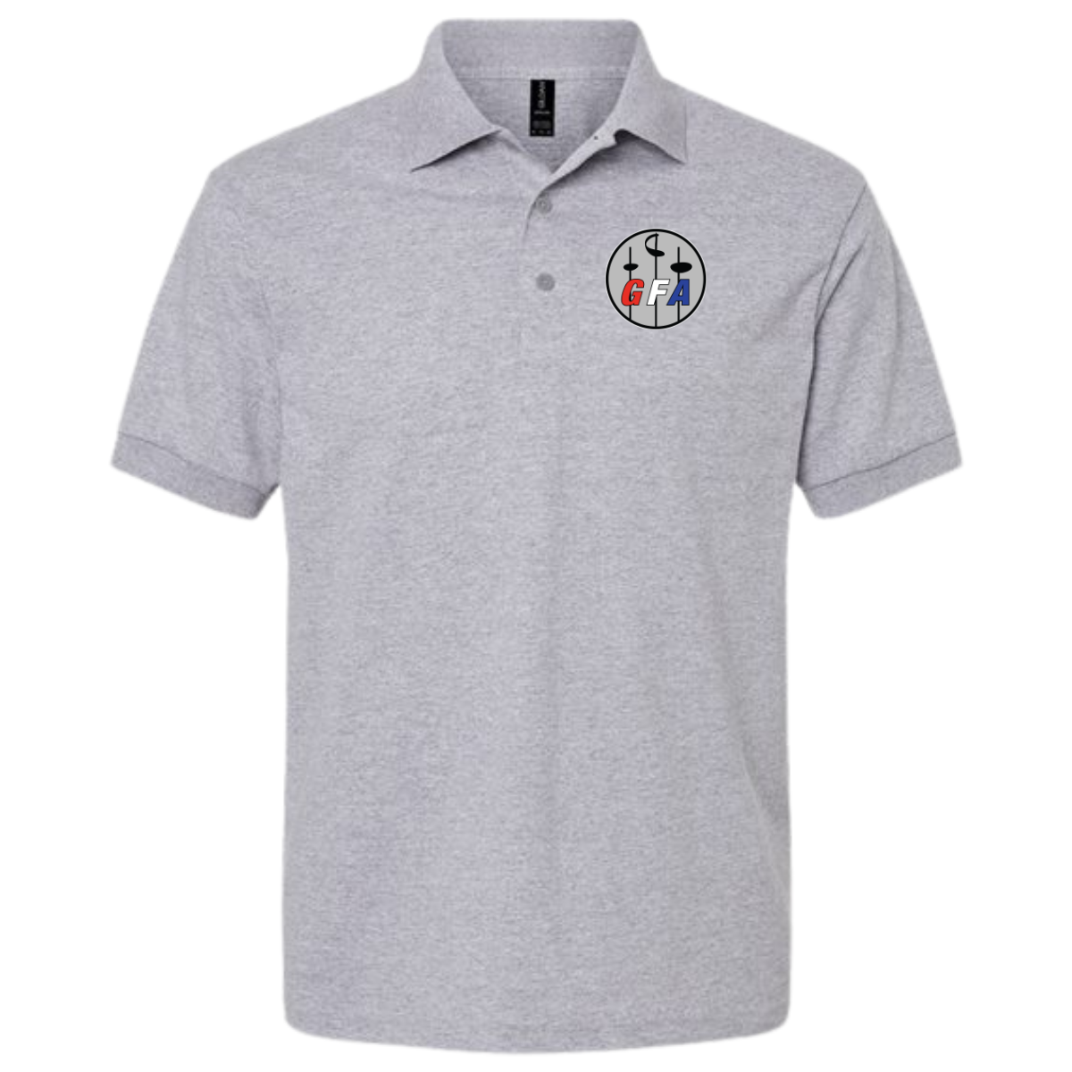 Adult Greensboro Fencing Academy Gildan Dryblend Polo