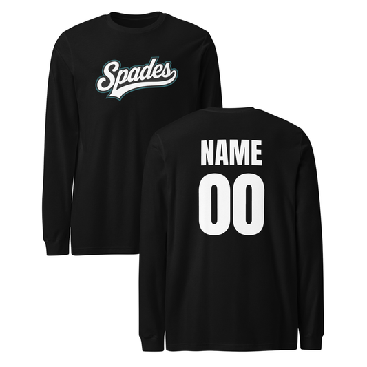 Personalizable - Adult South Bay Spades Bella + Canvas Long Sleeve Tee