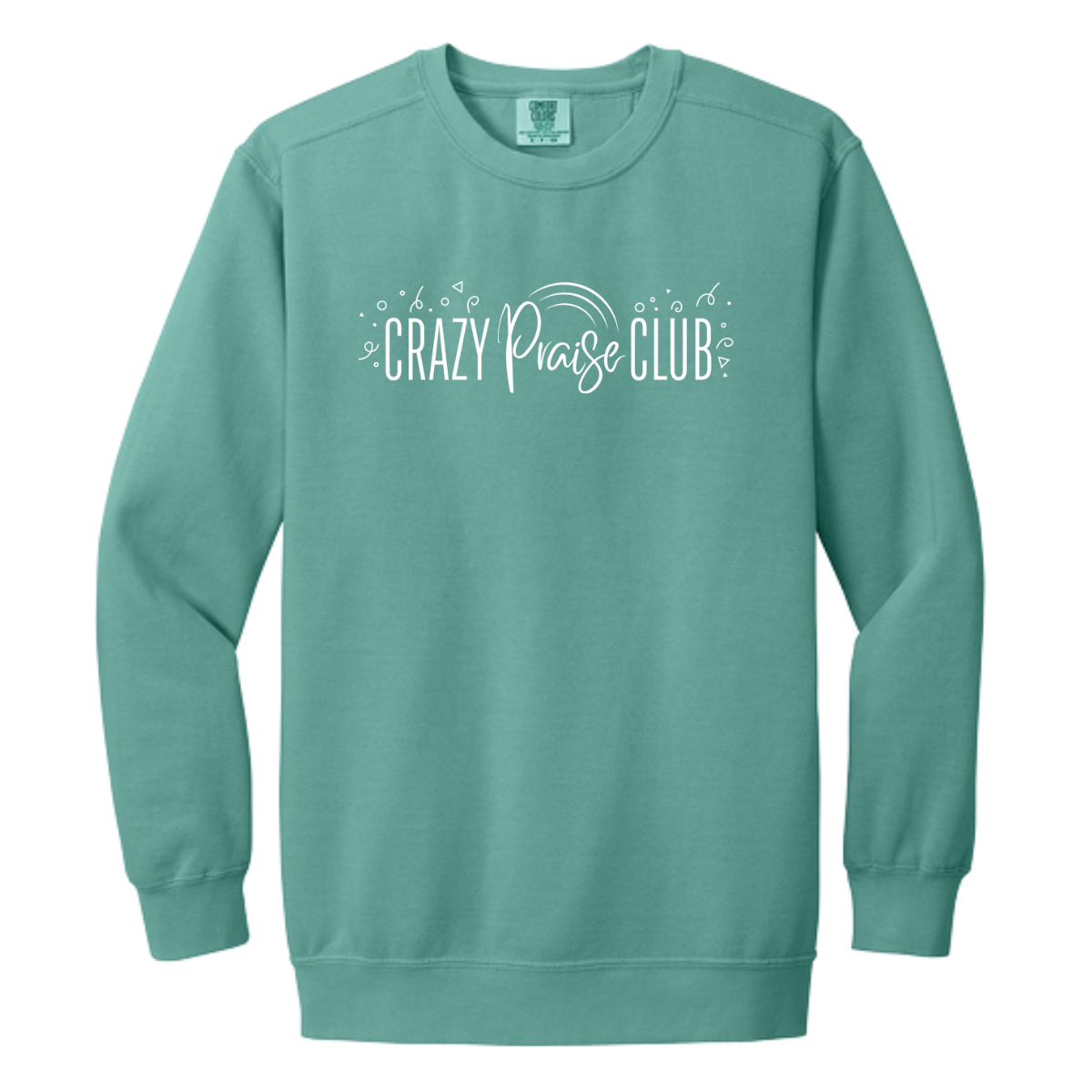 Adult Crazy Praise Comfort Colors Garment-Dyed Sweatshirt