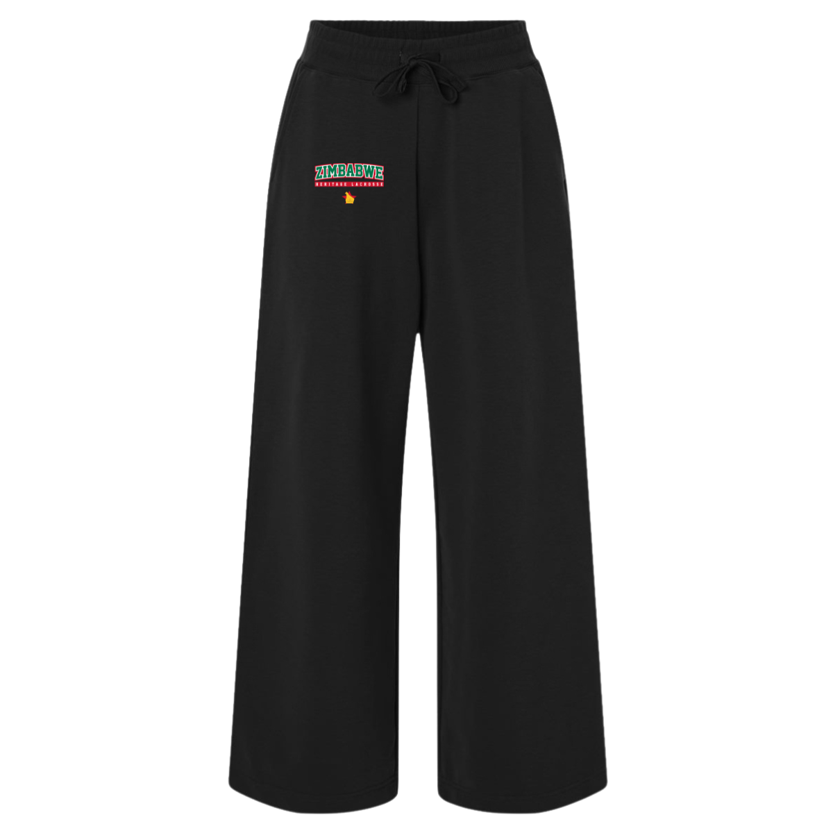 Women's Zimbabwe Lacrosse French Terry Wide Leg Pants