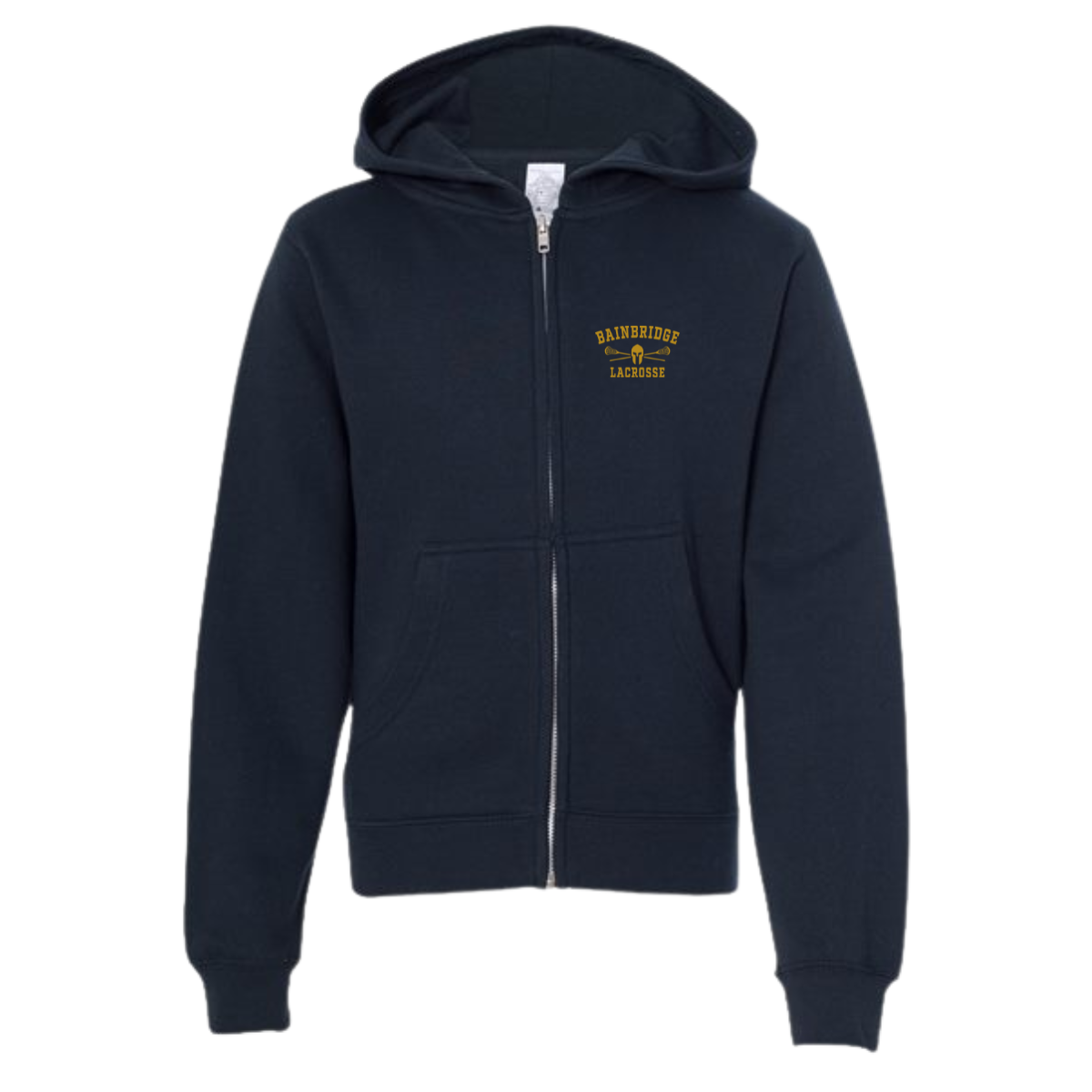 Youth Bainbridge Boys Lacrosse ITC Midweight Full-Zip Hoodie