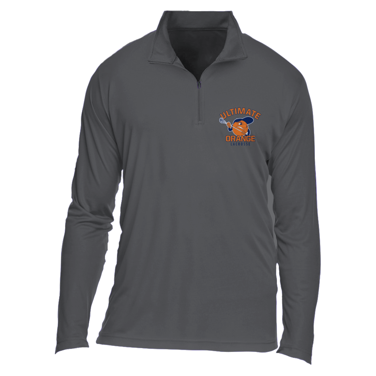 Adult Ultimate Orange Team 365 Zone Performance 1/4 Zip