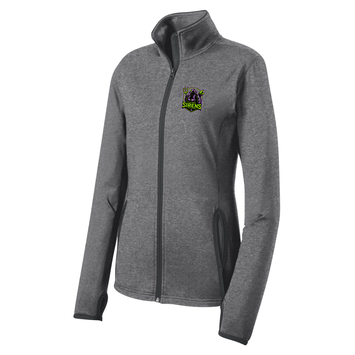 Women's Caloosa Sirens Sport-Tek Sport-Wick Stretch Full Zip Jacket
