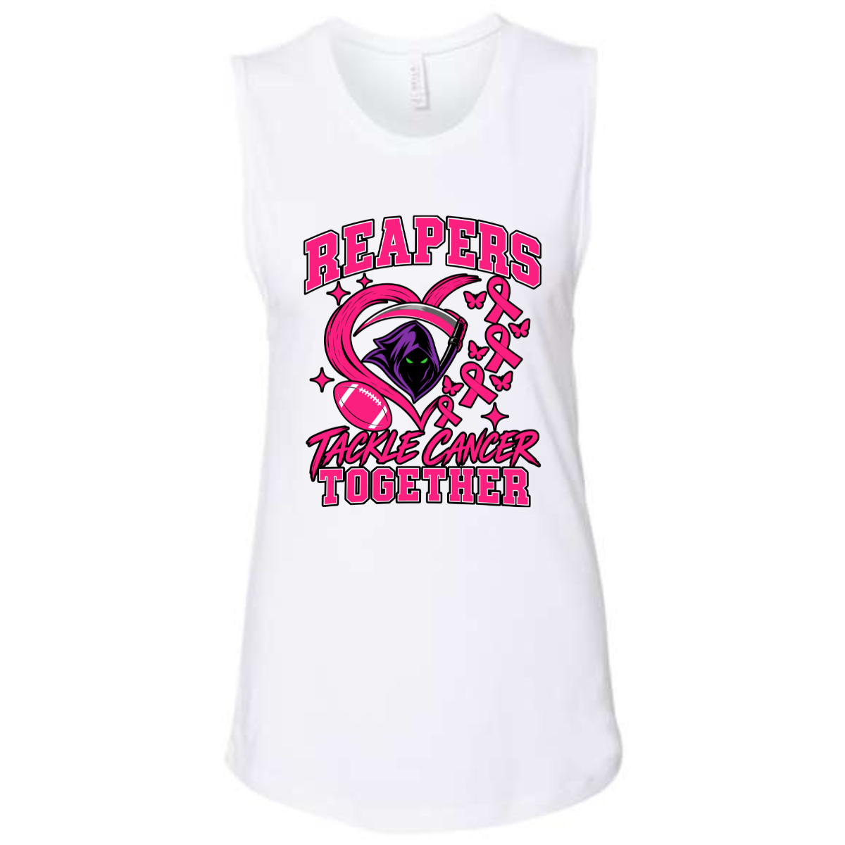 Women's Caloosa Reapers Football Bella + Canvas Jersey Muscle Tank