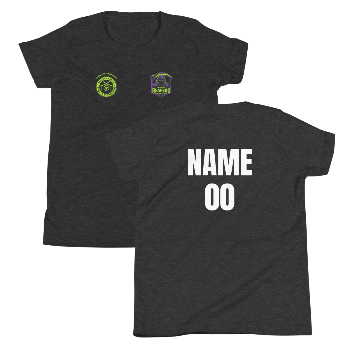 Personalizable - Youth Caloosa Reapers Bella + Canvas T-shirt