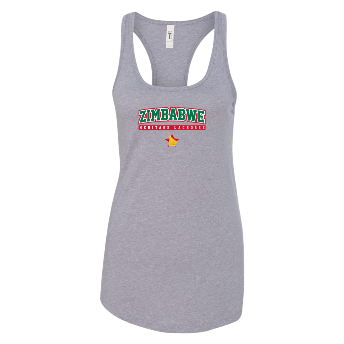 Women's Zimbabwe Lacrosse Ideal Racerback Tank