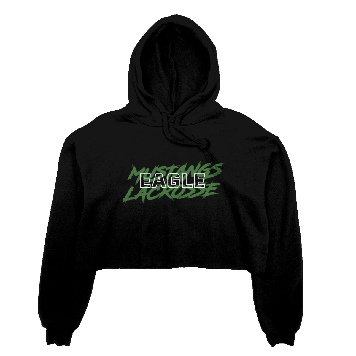 Women's EHS Lacrosse Bella + Canvas Cropped Hoodie