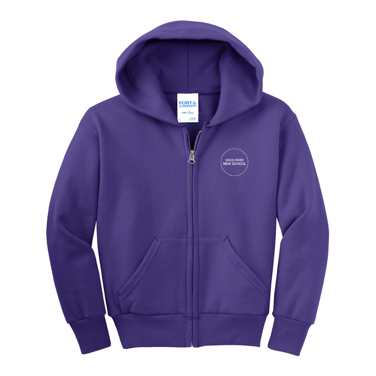 Youth Hood River New School Full Zip Fleece Hoodie