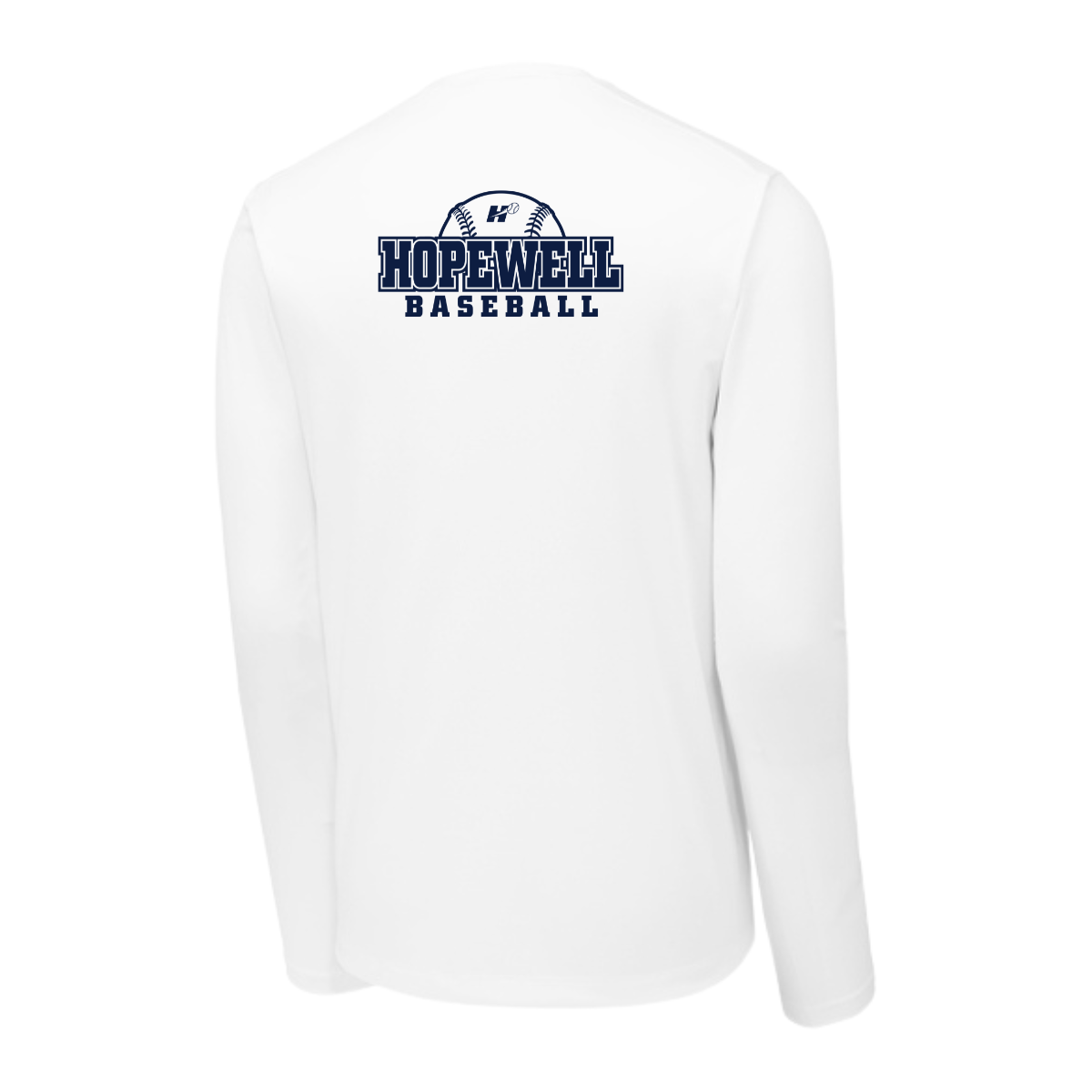 Adult Hopewell Baseball Sport-Tek Posi UV Pro LS Tee