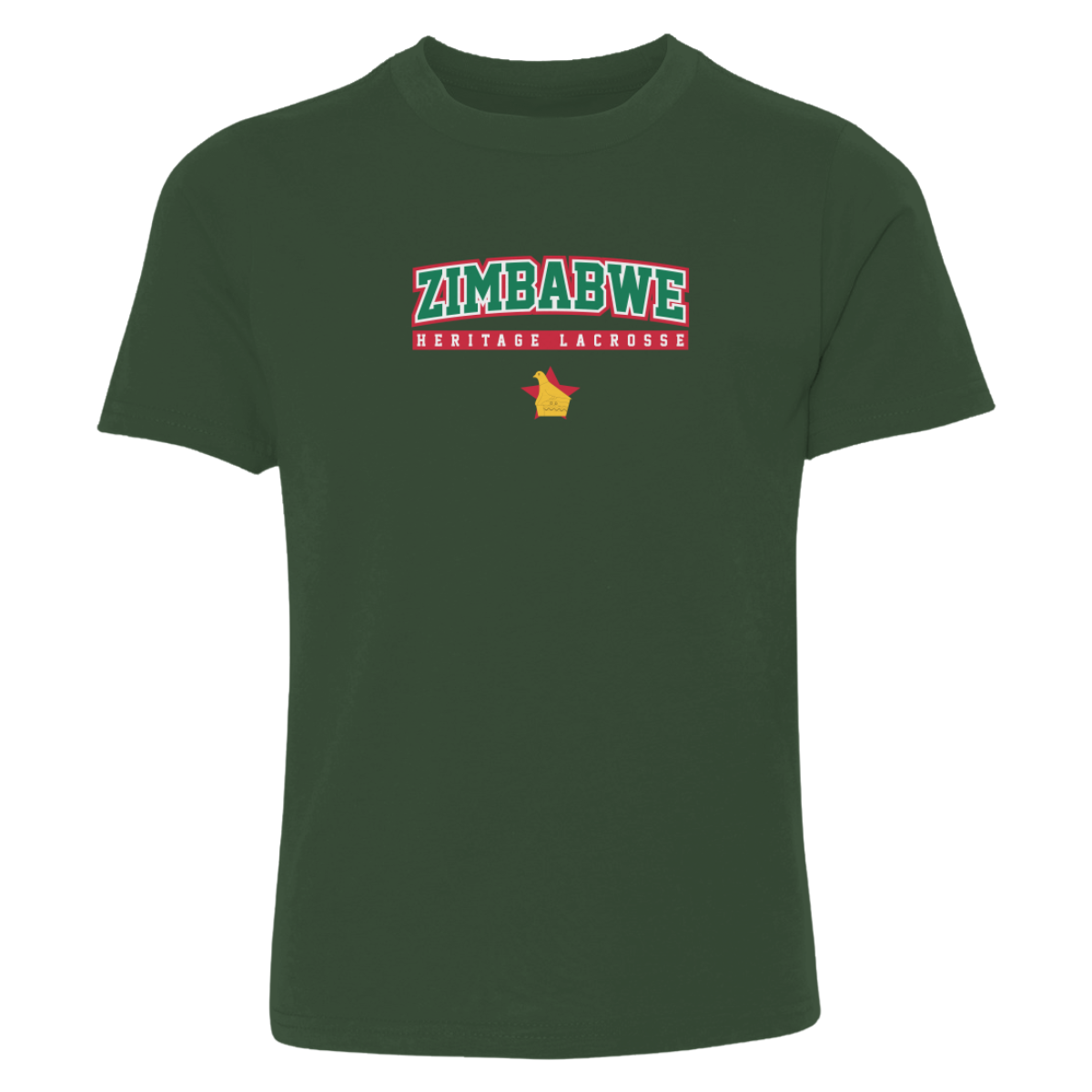 Youth Zimbabwe Lacrosse Next Level Cotton T-Shirt