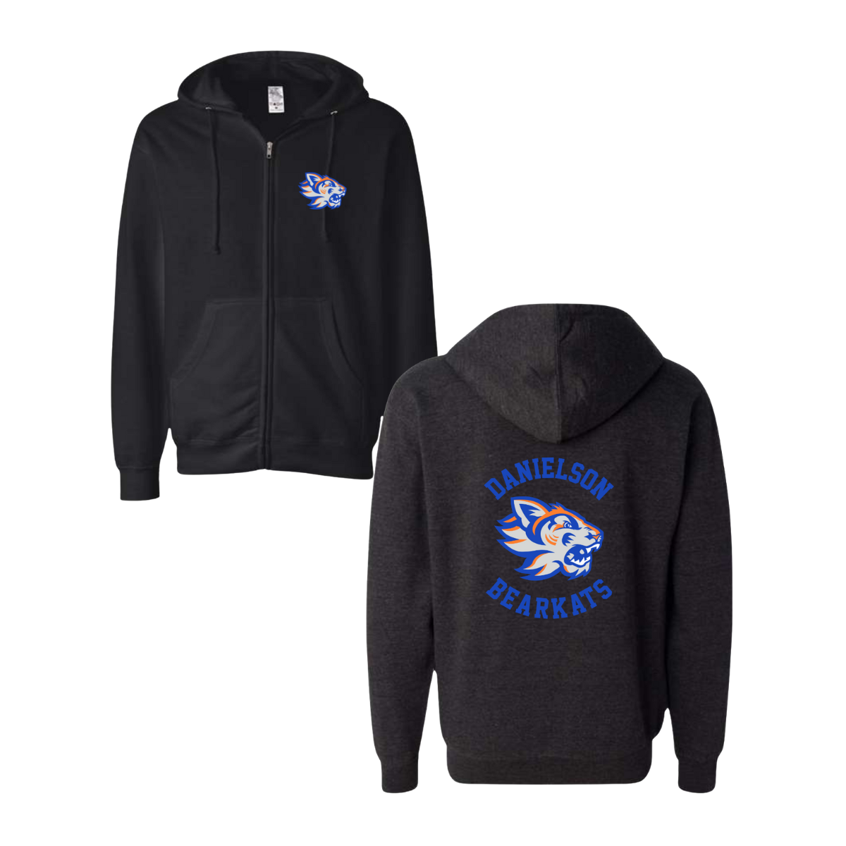 Adult Danielson-Middle-School ITC Fleece Zip Up Hoodie