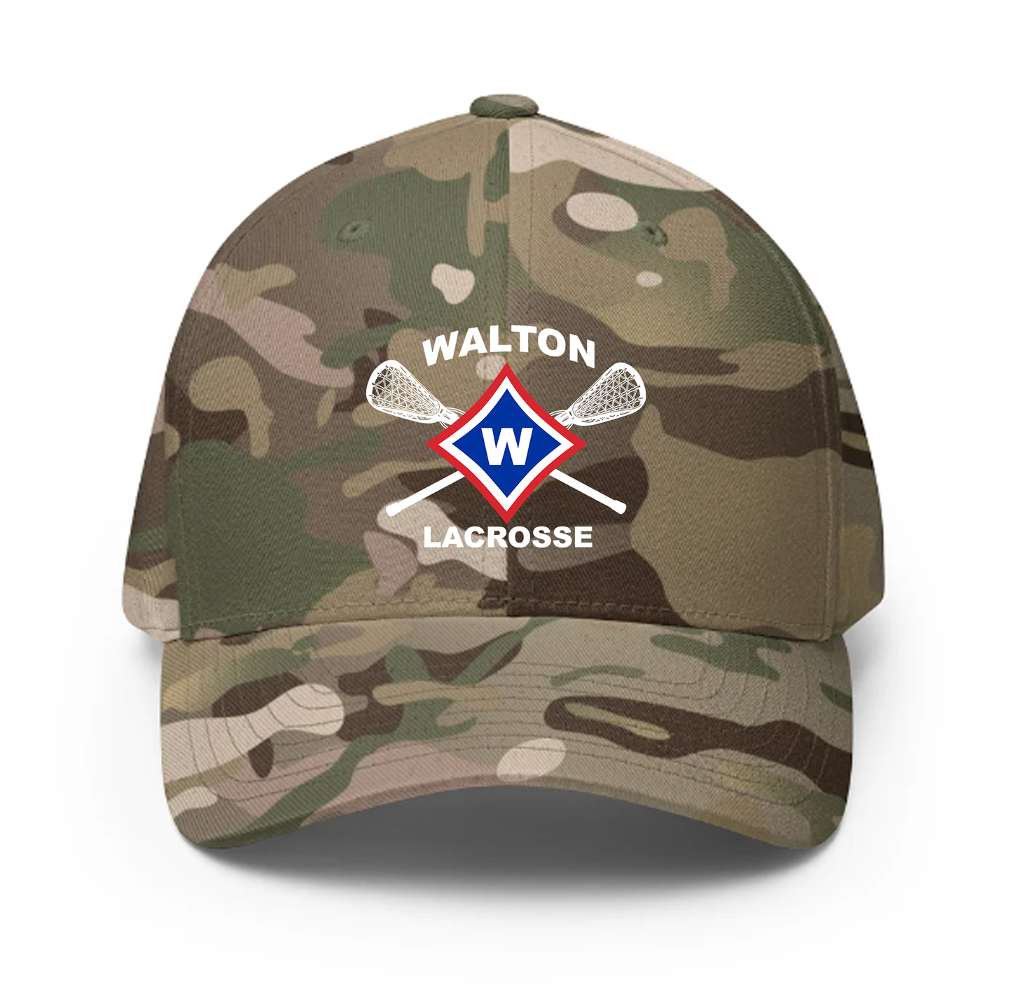 Walton Girls Lacrosse Flexfit Fitted Baseball Hat
