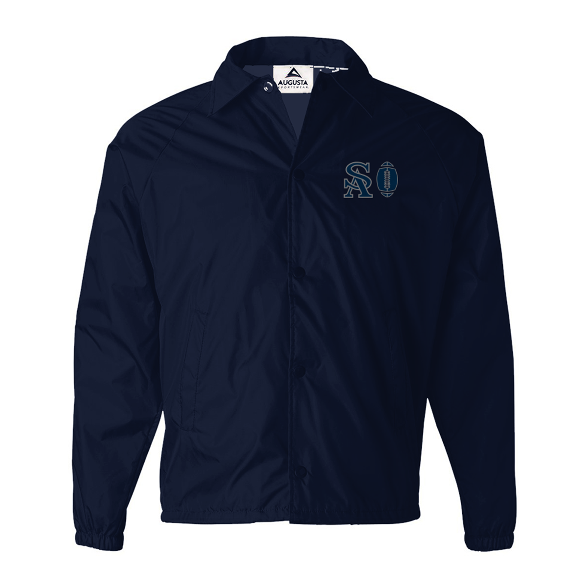 Adult Saints Football Augusta Sportwear Coaches Jacket