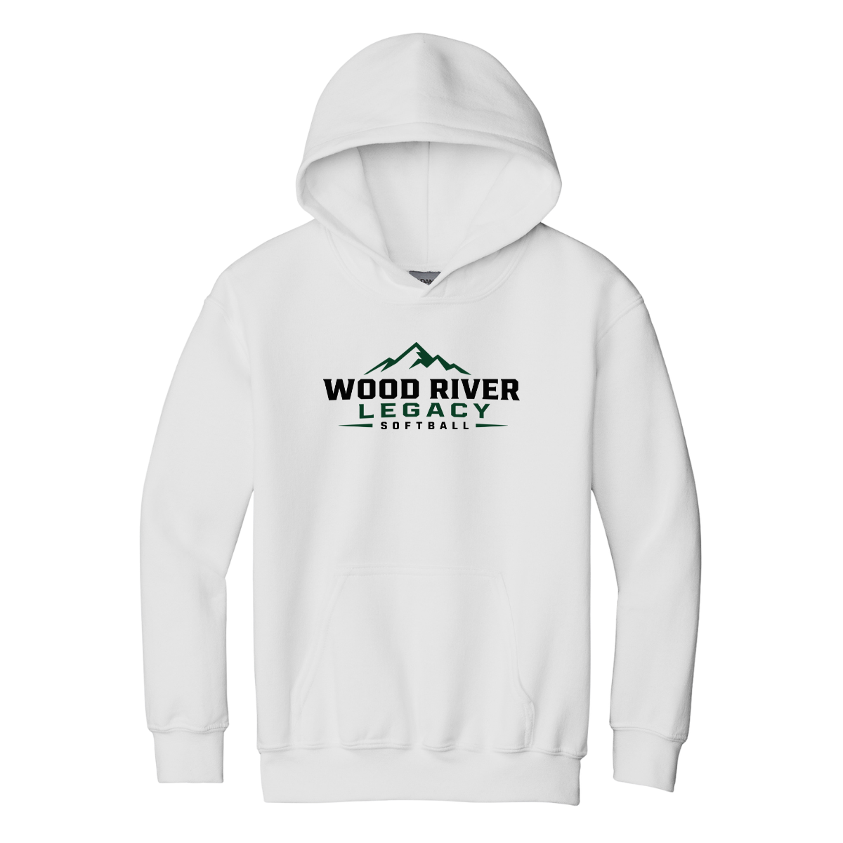 Youth Wood River Legacy Softball Gildan Hoodie