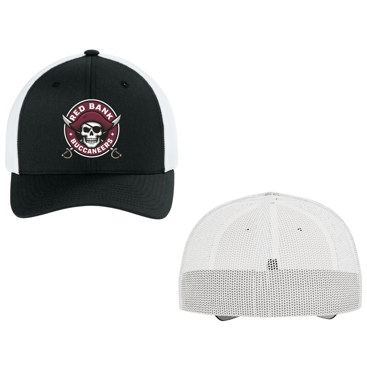 Red Bank BUCS Flexfit Closed-Back Trucker Cap
