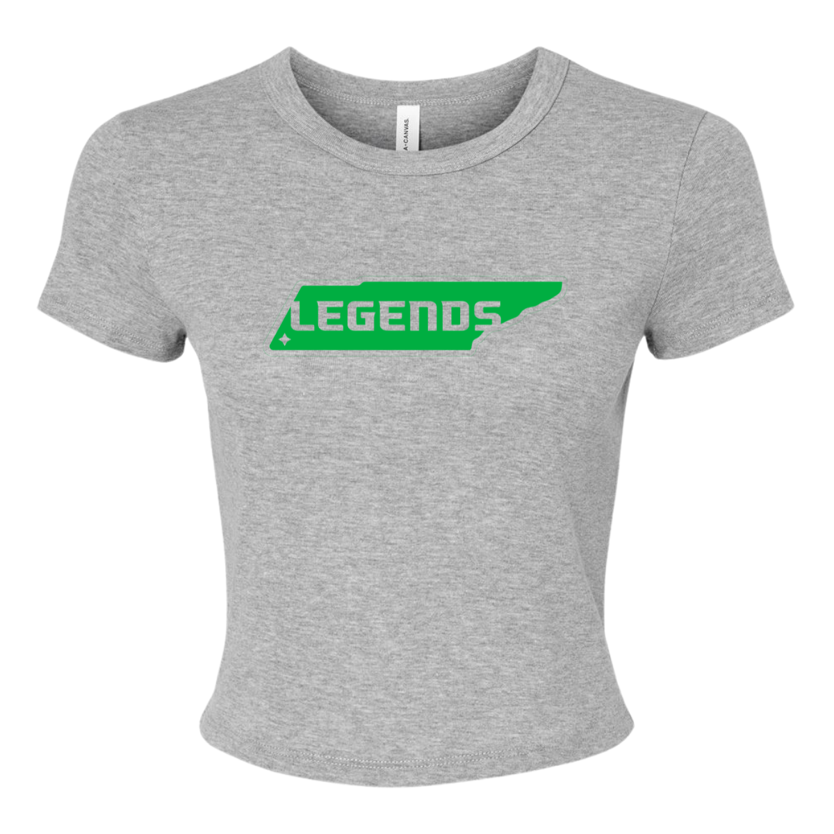 Women's Germantown Legends Bella + Canvas Micro Rib Baby Tee