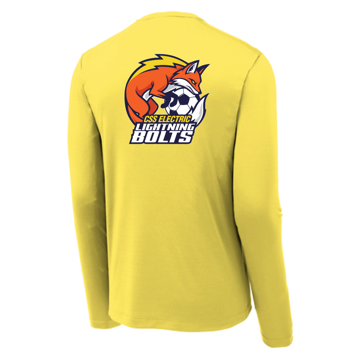 Adult Lightning Bolts Sport-Tek Posi UV Pro LS Tee