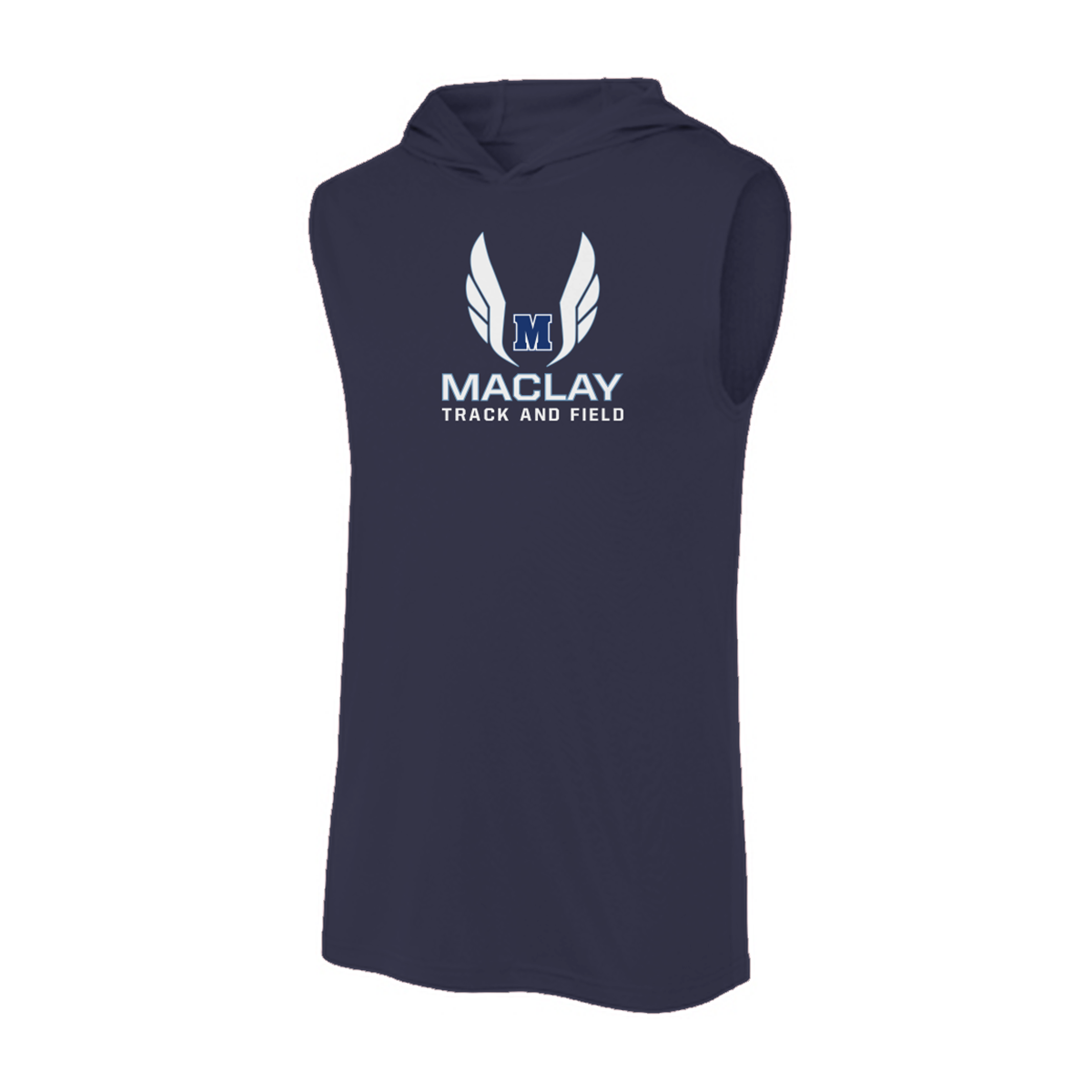 Adult Maclay Track & Field Sport-Tek Sleeveless Hoodie