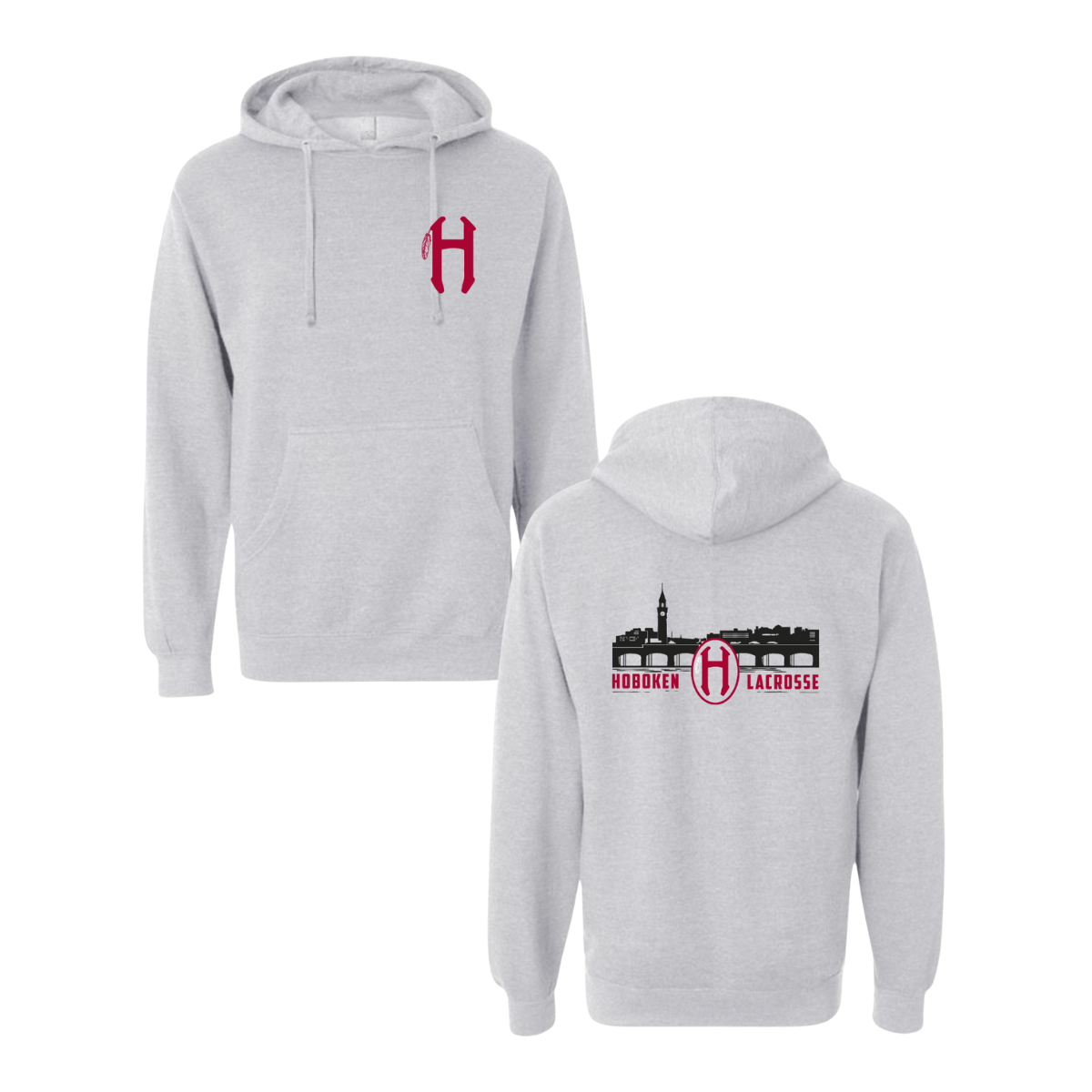 Adult Hoboken Lacrosse ITC Midweight Hoodie